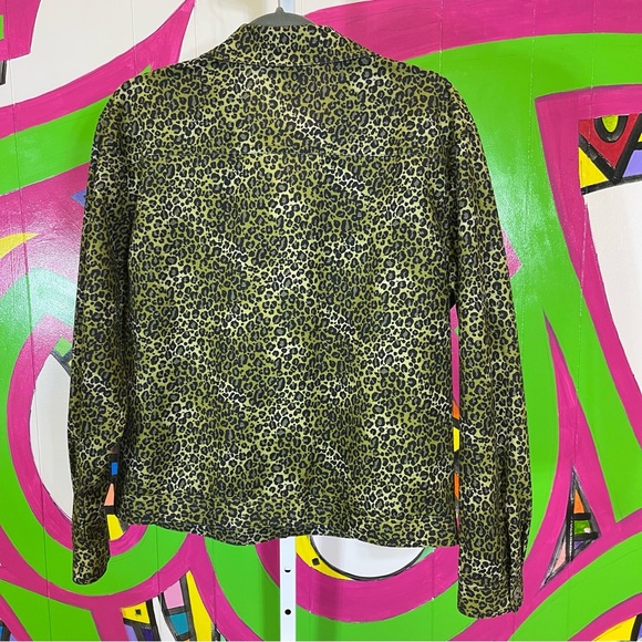 Sisko & Co, Green Leopard Lightweight Jacket. Size 10. Excellent condition! - Picture 5 of 5